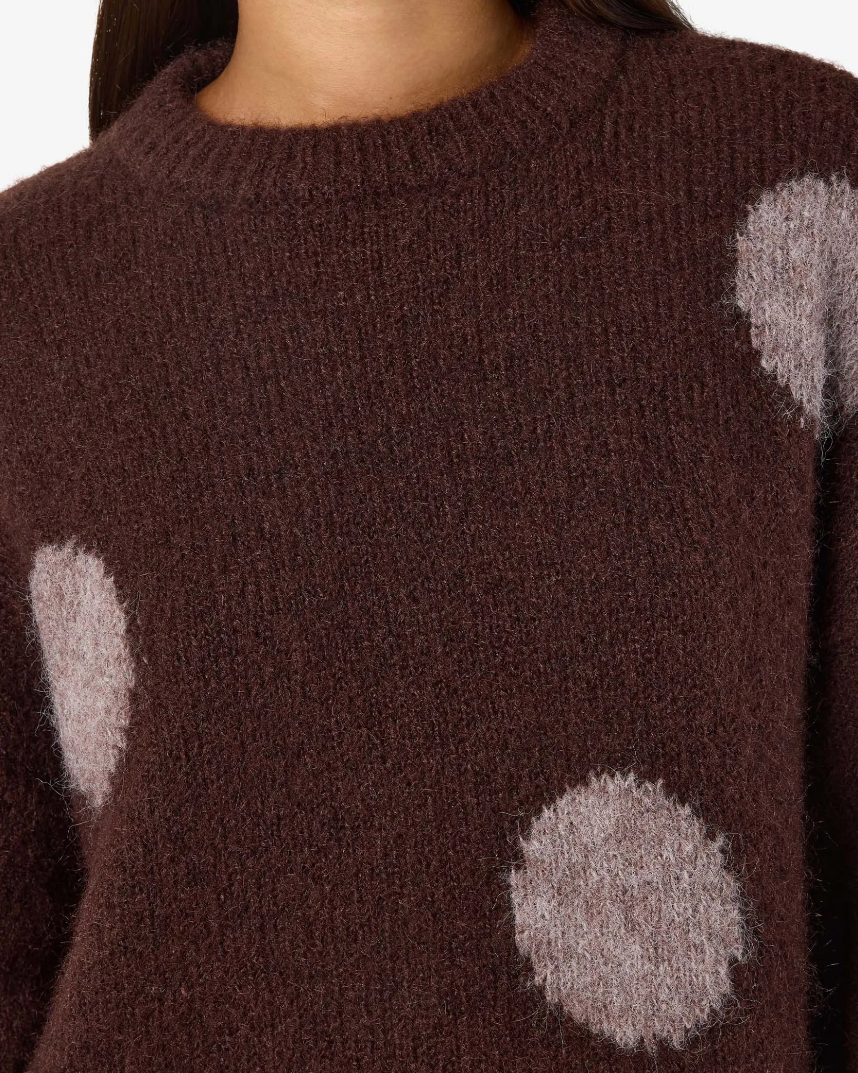 NMSUTTON POLKA OVERSIZE KNIT