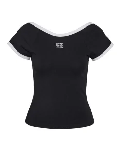 NMTWIN S/S O-NECK CONTRAST TEE