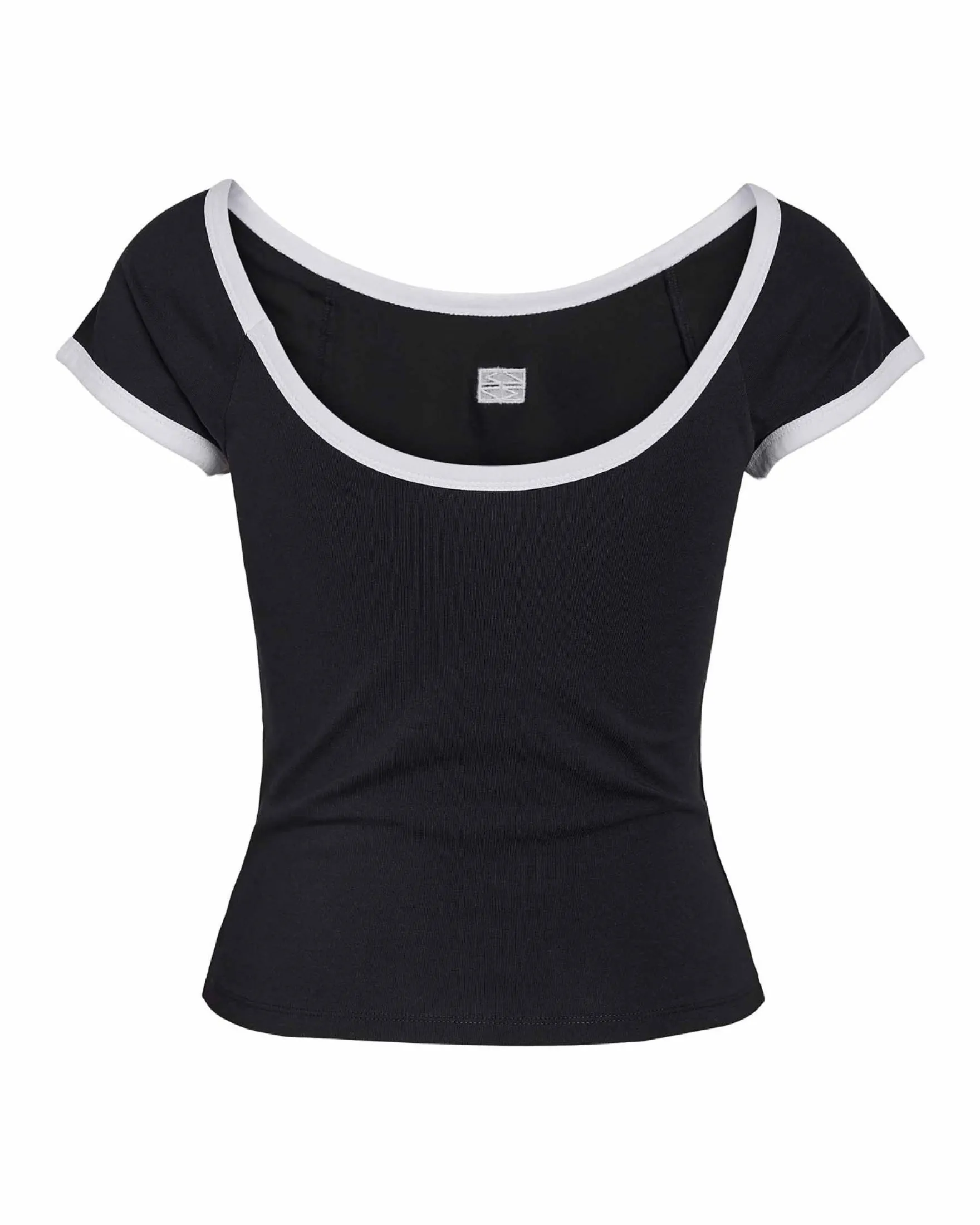 NMTWIN S/S O-NECK CONTRAST TEE