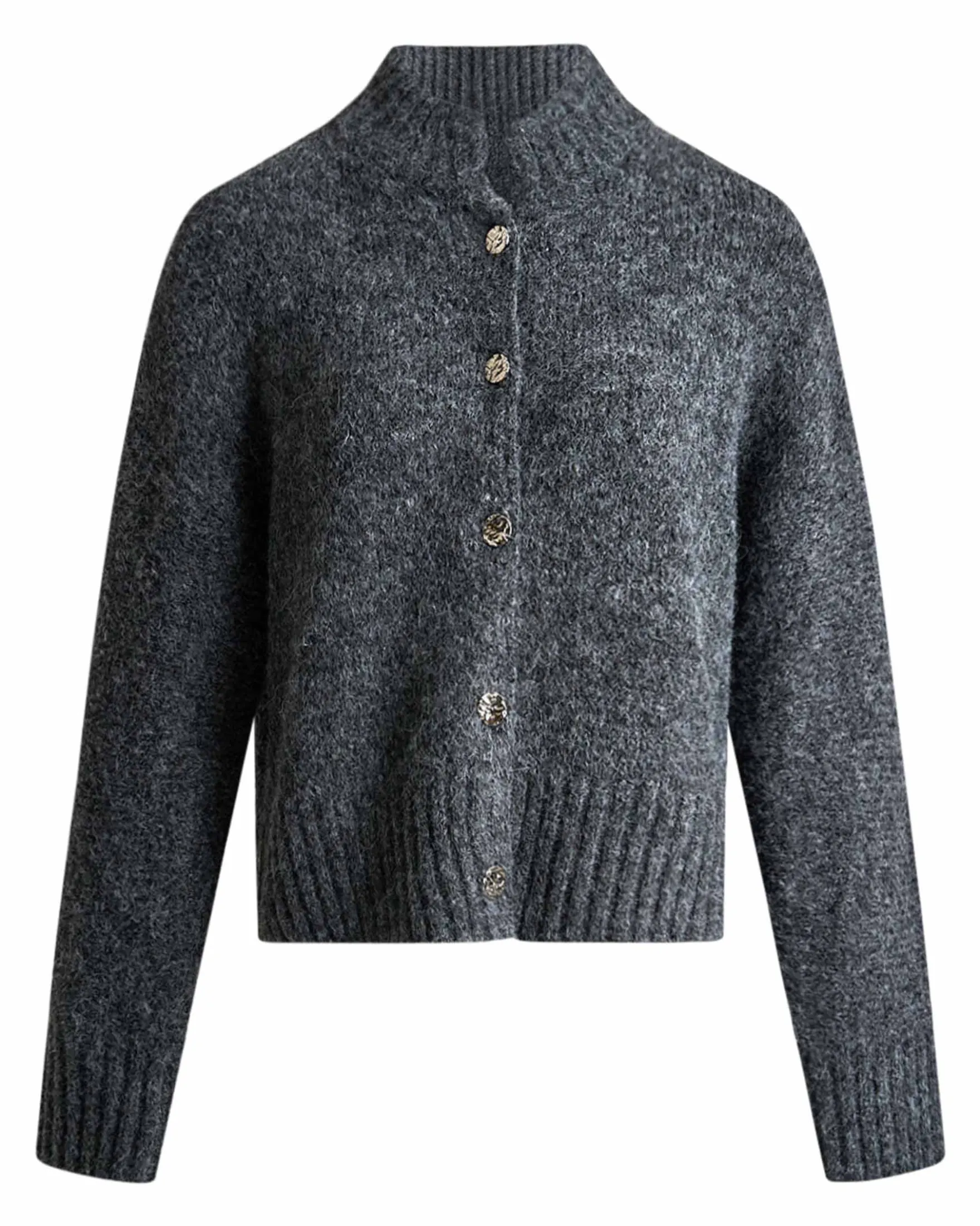 Nona fluffy knit cardigan