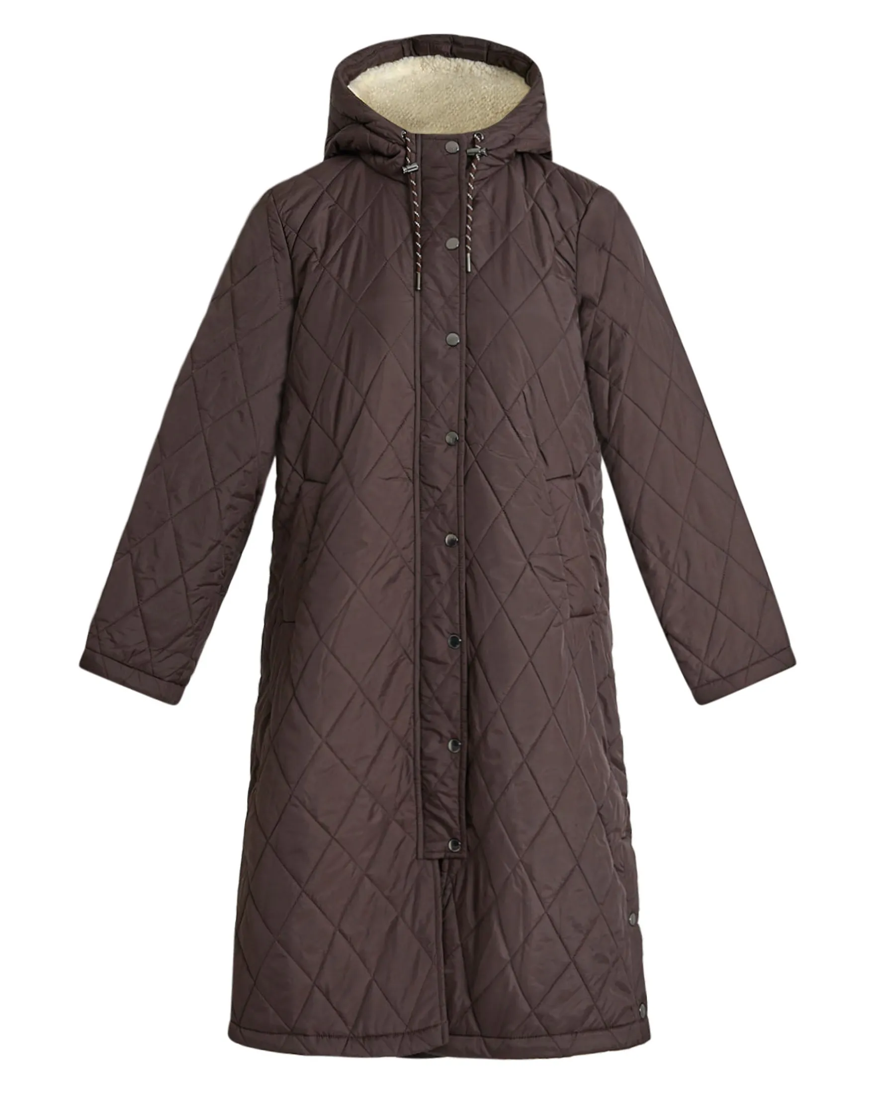 OBJAMANDA LONG QUILT COAT