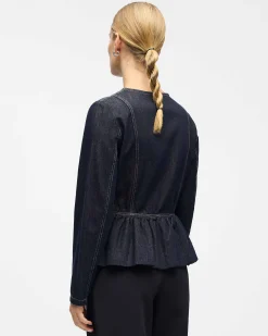 Objanita ls denim blazer