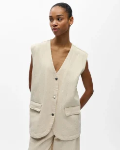 OBJBELLA BOXY S/L WAISTCOAT
