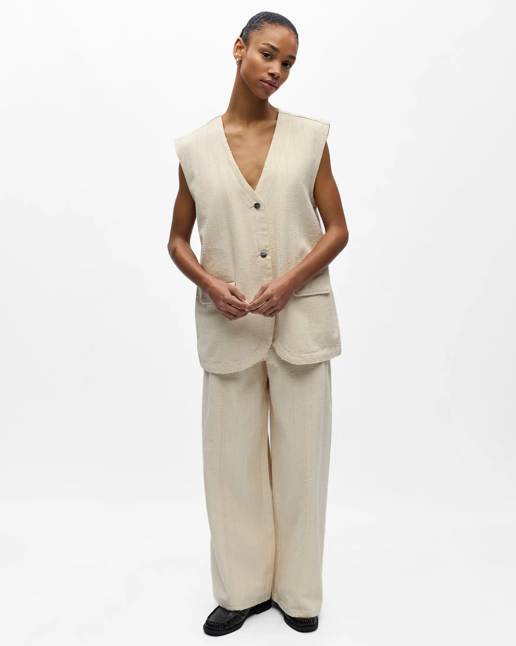 OBJBELLA BOXY S/L WAISTCOAT