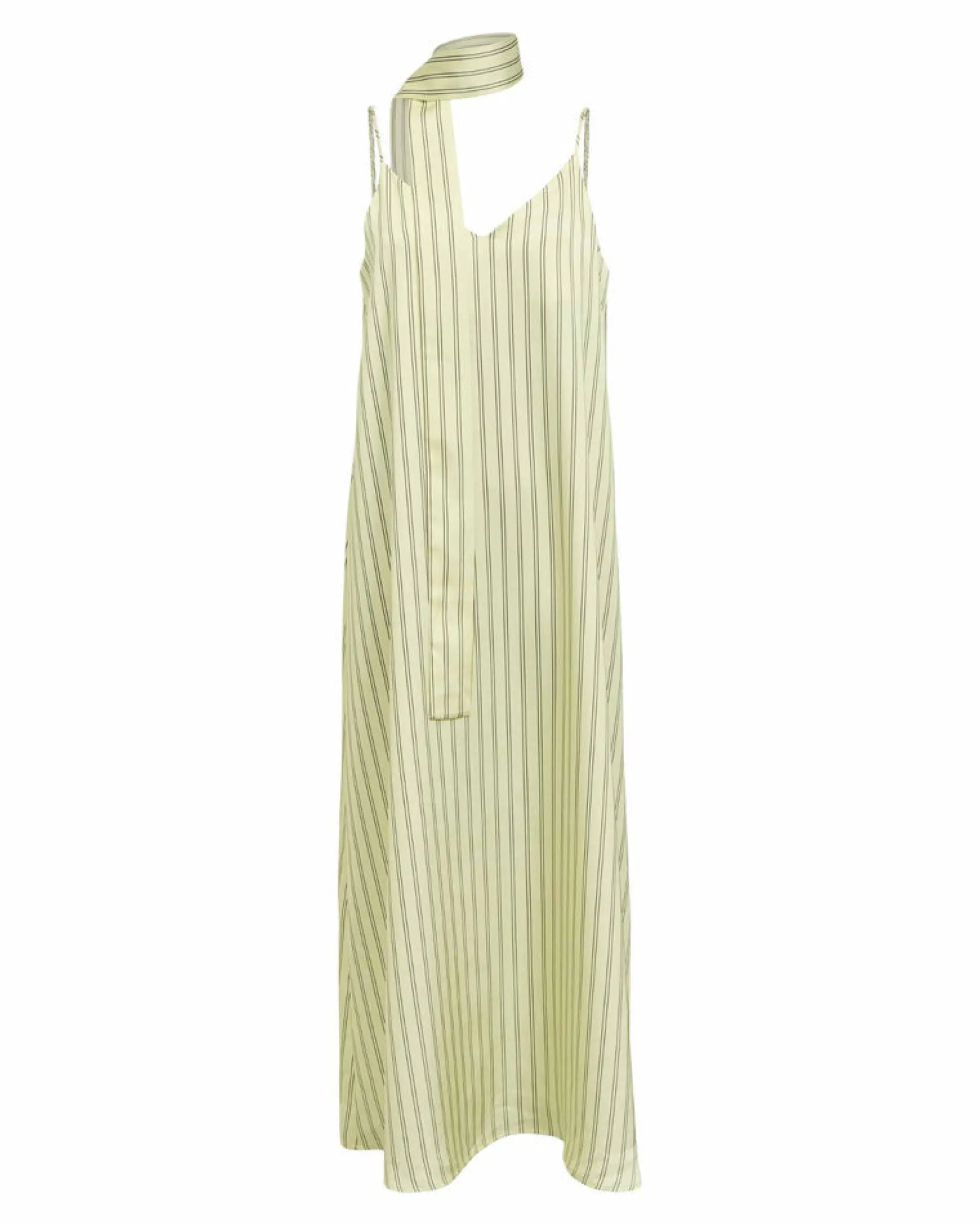 OBJCHILLI S/L LONG SLIP DRESS