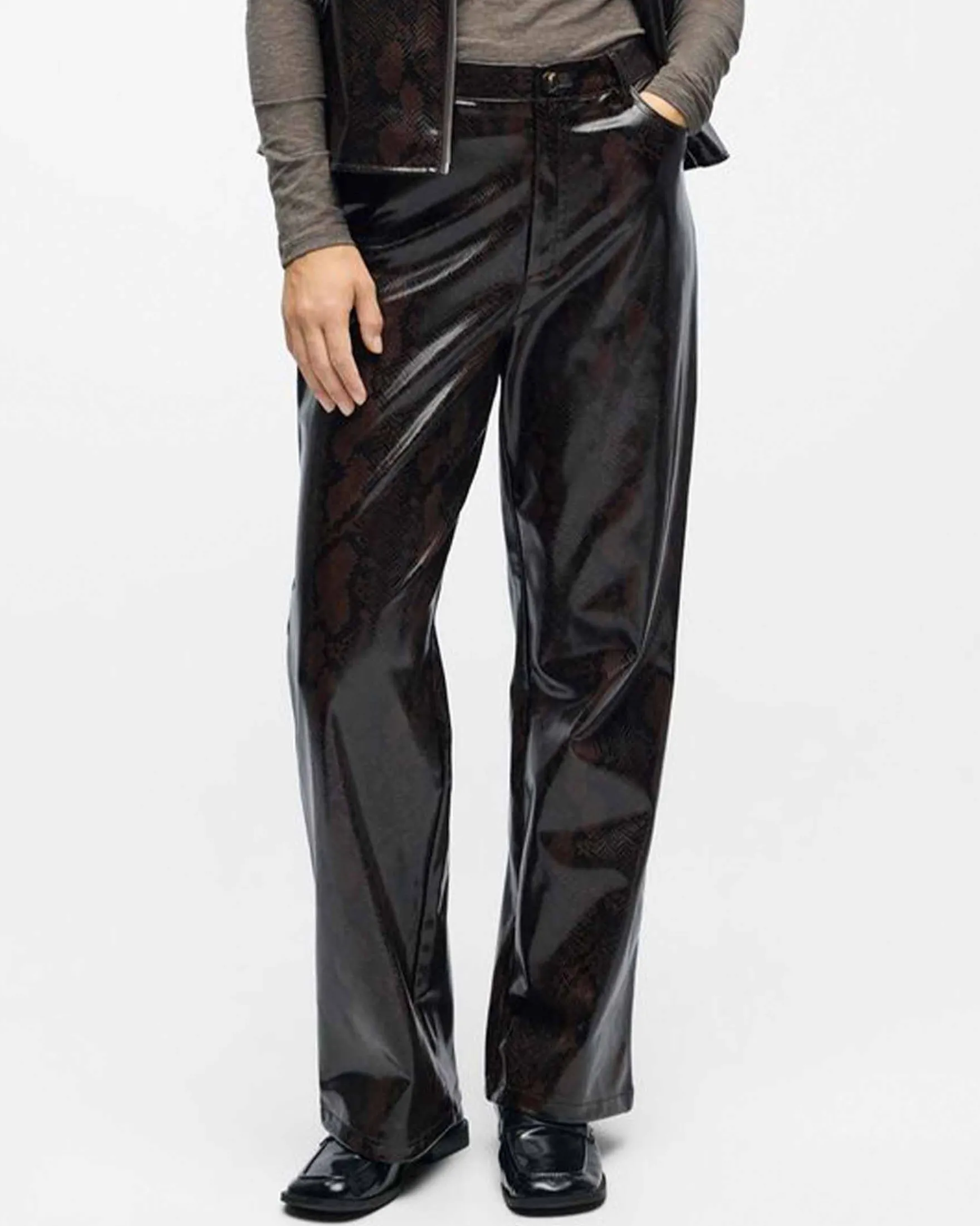 OBJEBBA HW STRAIGHT SNAKE PANT