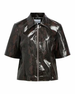 OBJEBBA S/S LO SNAKE TOP