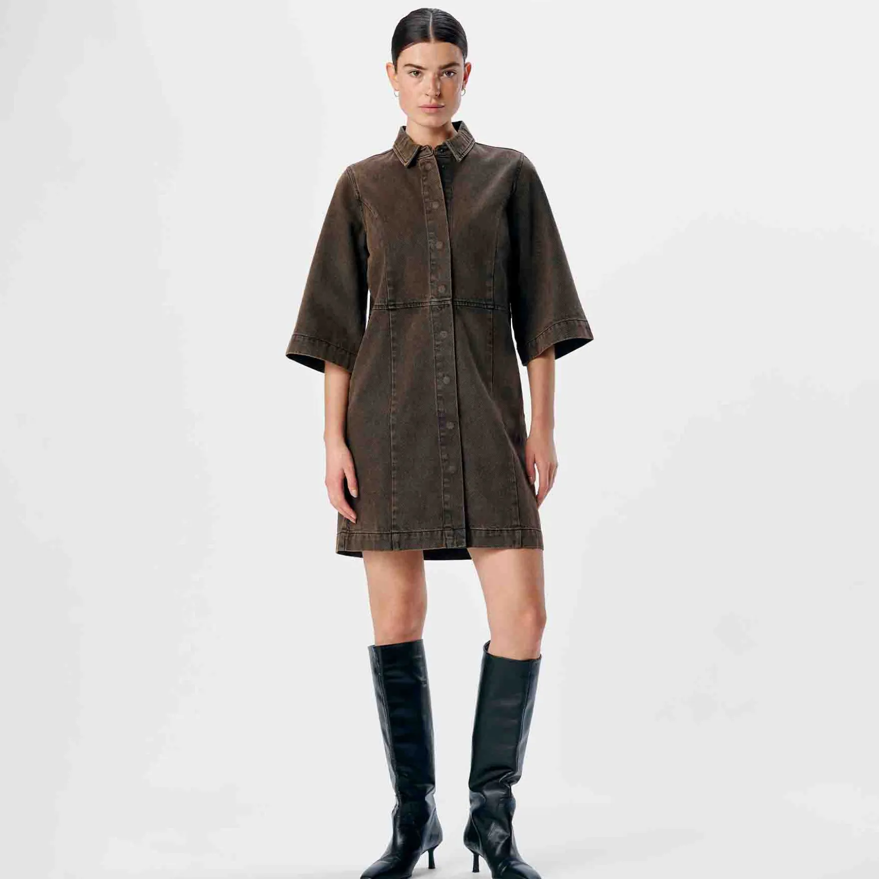 Objelsie 3/4 re short dress