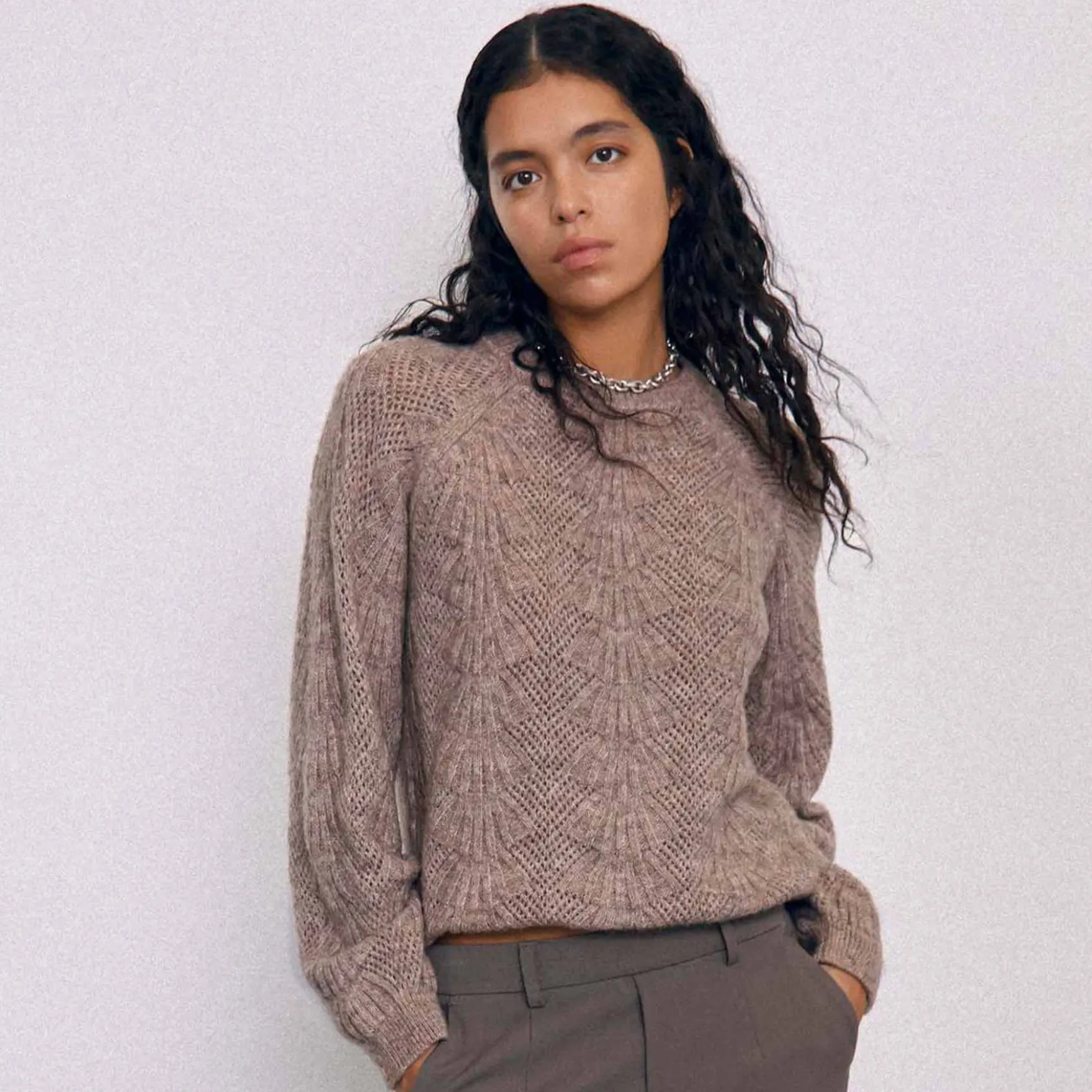 Objflora knit pullover