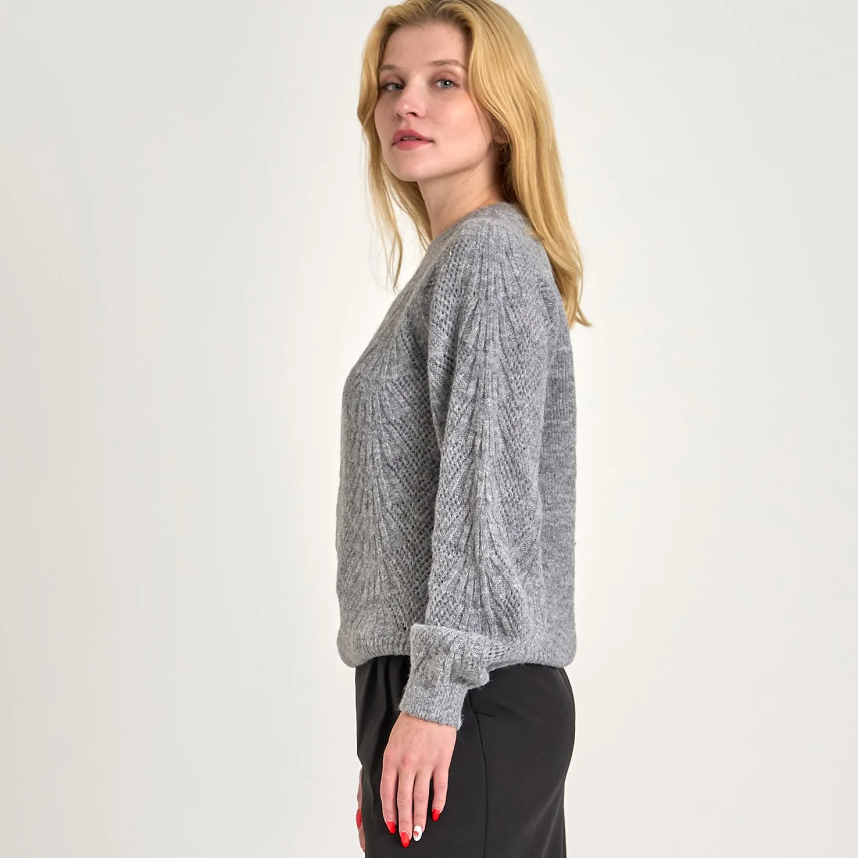 Objflora knit pullover