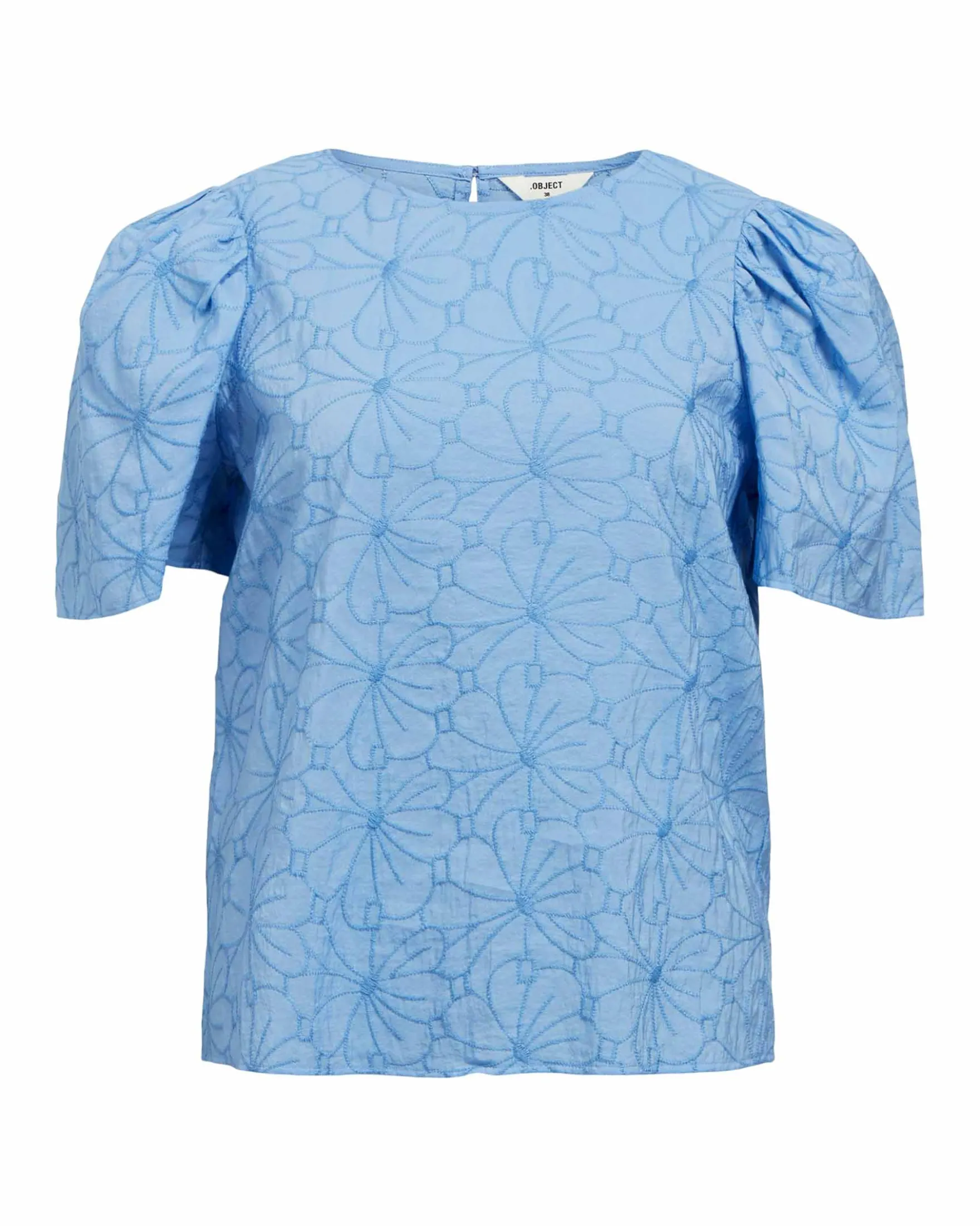 OBJILLY S/S RE O-NECK TOP
