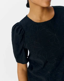OBJILLY S/S RE O-NECK TOP