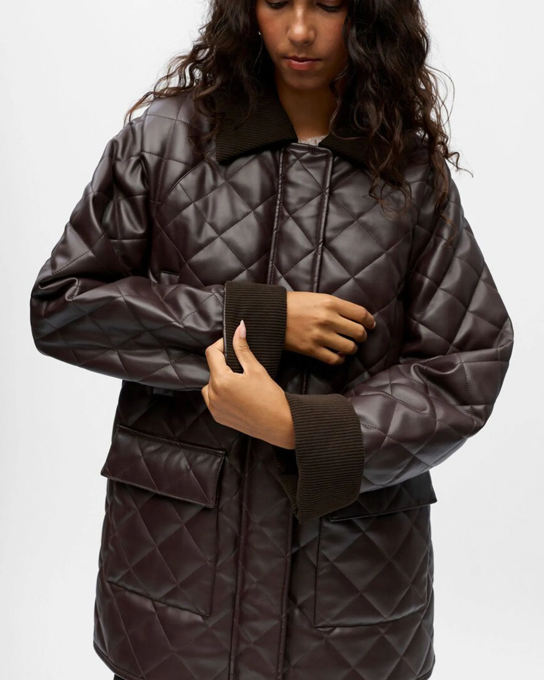 OBJJUNA L/S RE QUILTED JACKET
