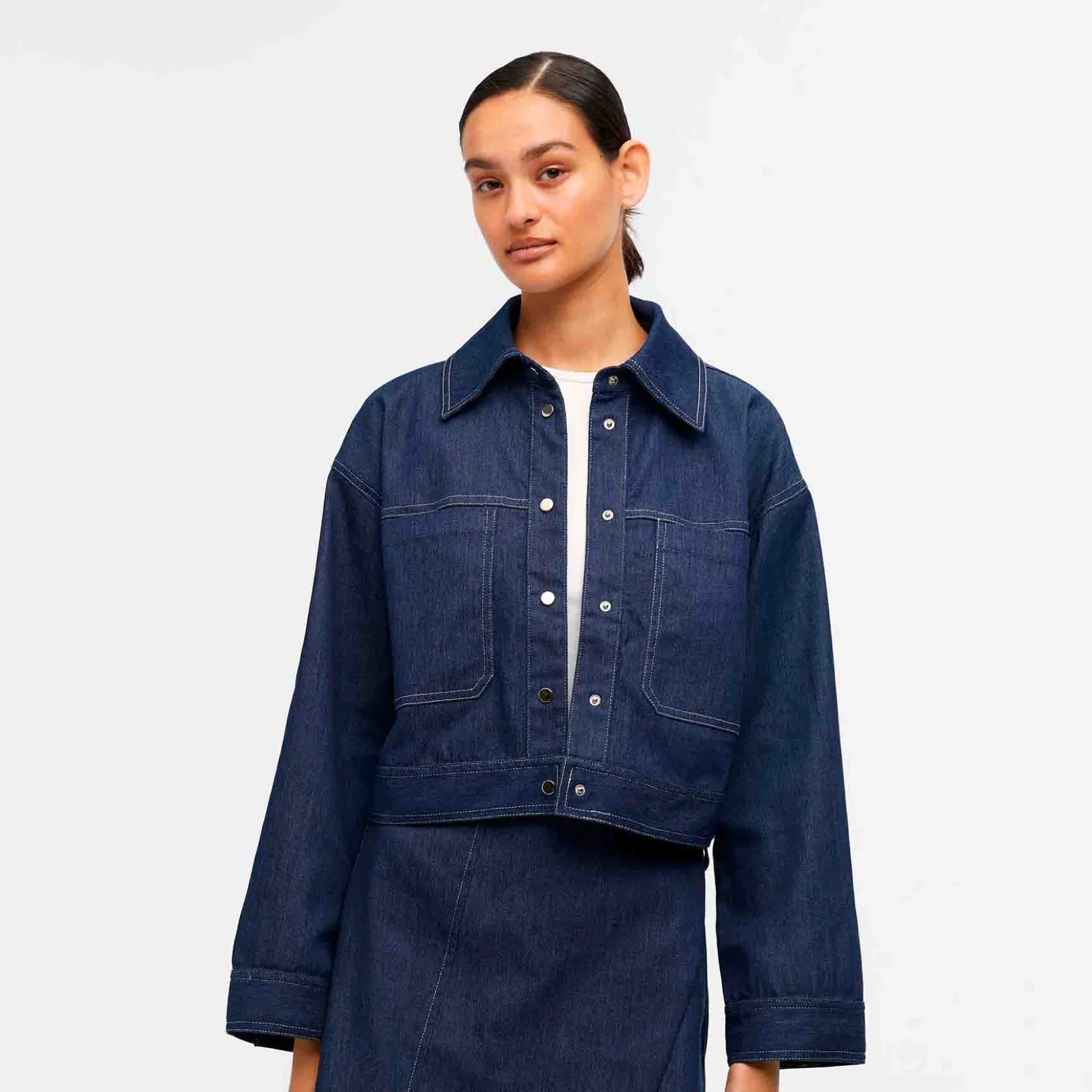 Objjune denim ls jacket