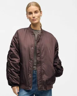 Objmary oversize bomber jacket