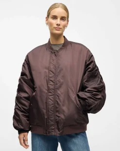 Objmary oversize bomber jacket