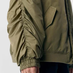 Objmary oversize bomber jacket