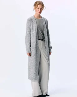 OBJMILU LONG KNIT CARDIGAN