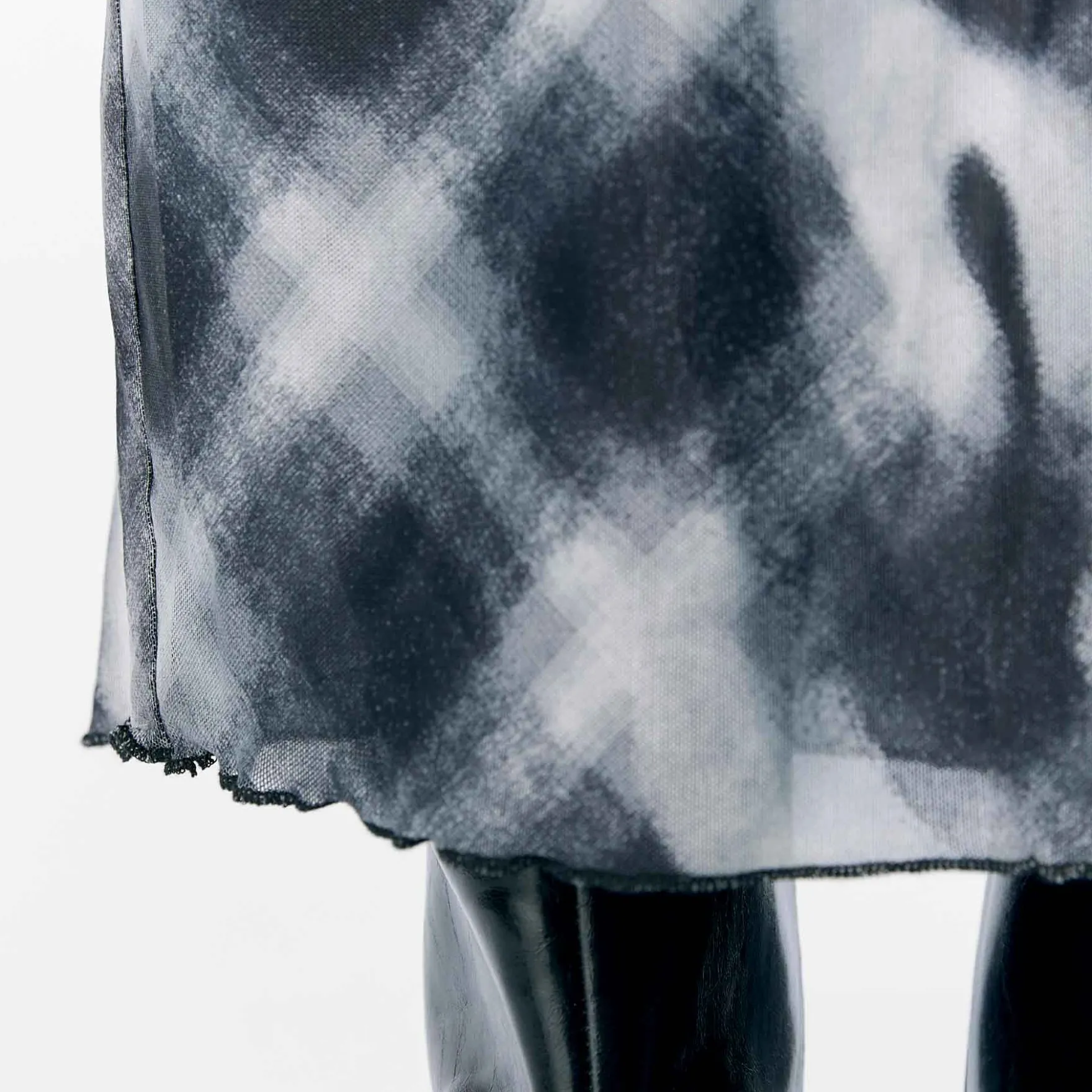 Objmontana mw midi mesh skirt