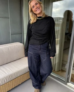 OBJRINSA BARREL JEANS