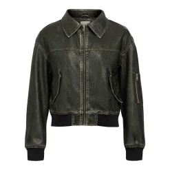 Objscarlet biker jacket