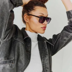 Objscarlet biker jacket