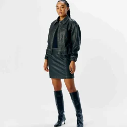 Objscarlet biker jacket