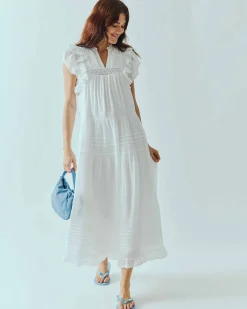 Ollie long voile dress
