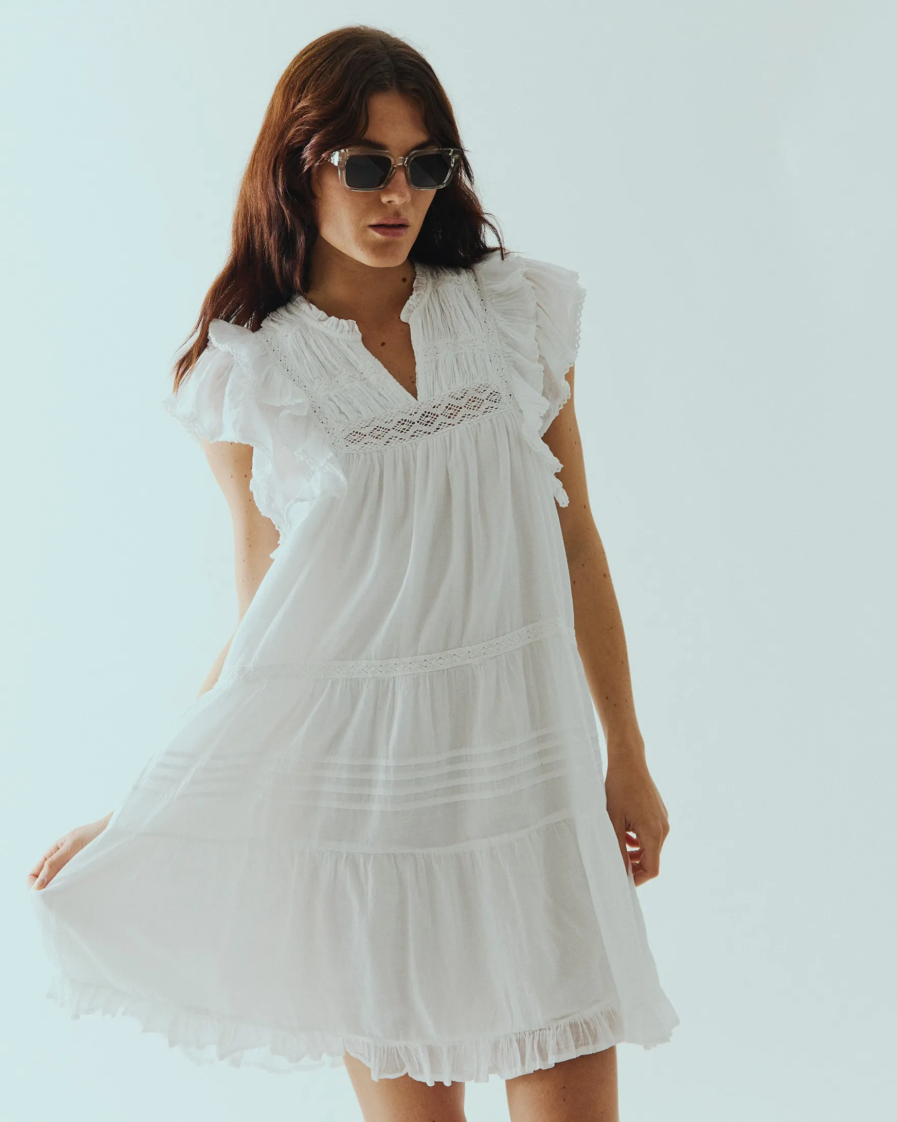 Ollie voile short dress