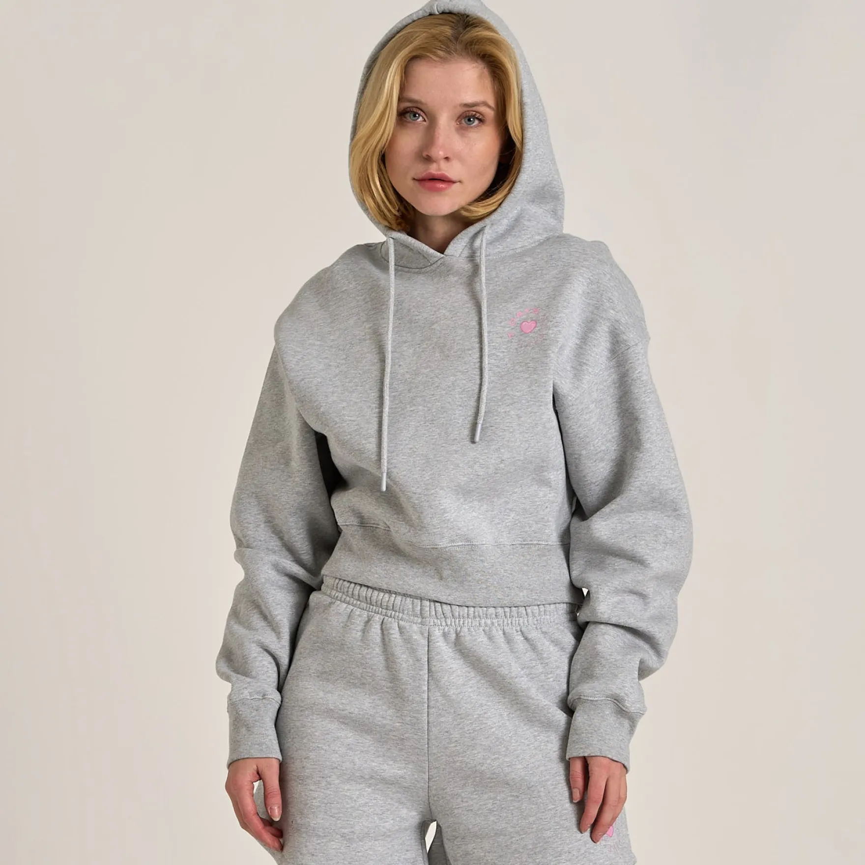 Organic fitted hoodie
