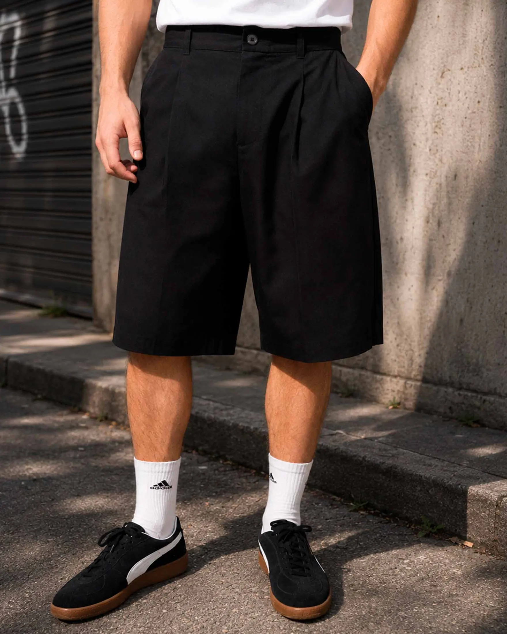 Pablo Pleated Shorts