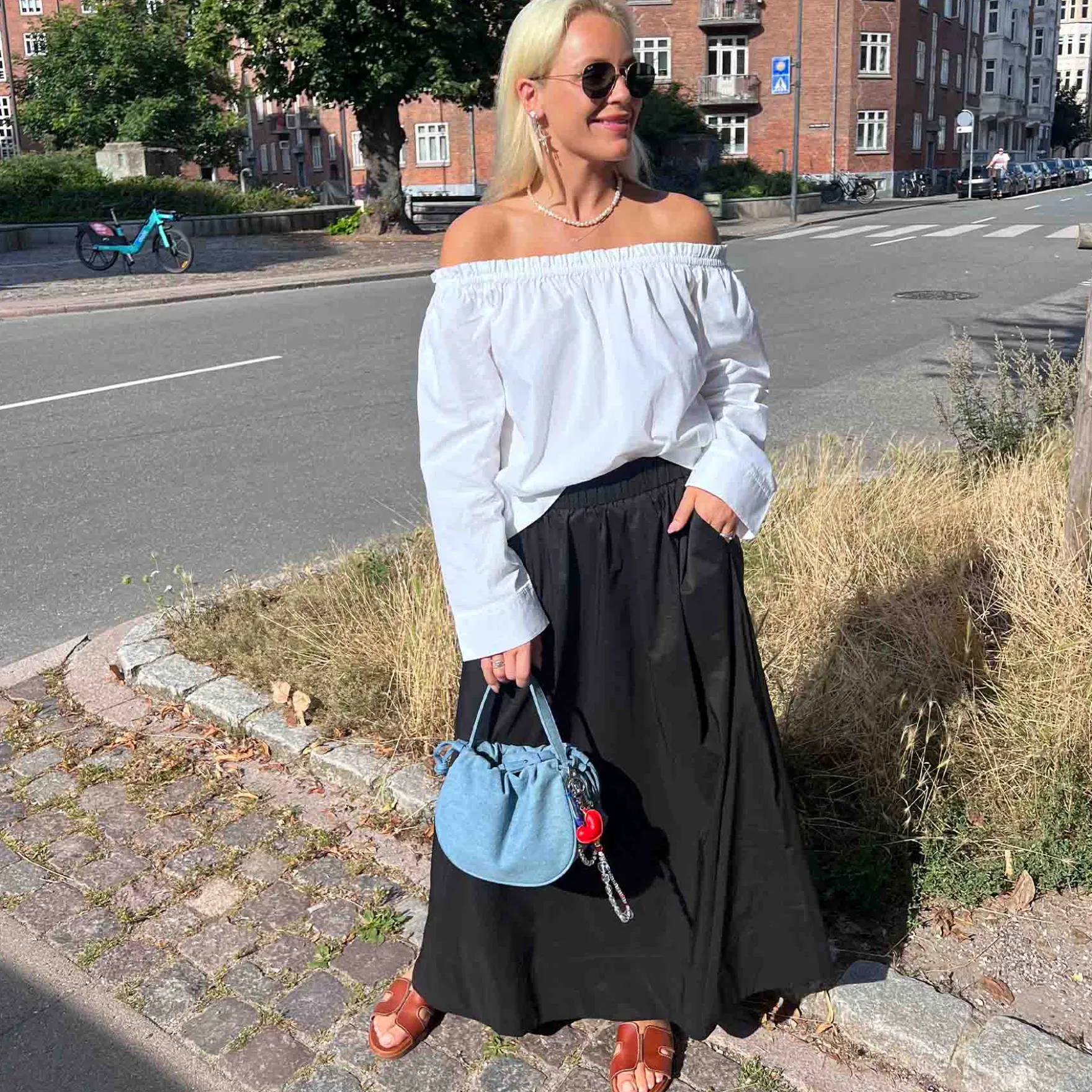 Paulie poplin skirt