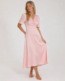 Paulie satin dress