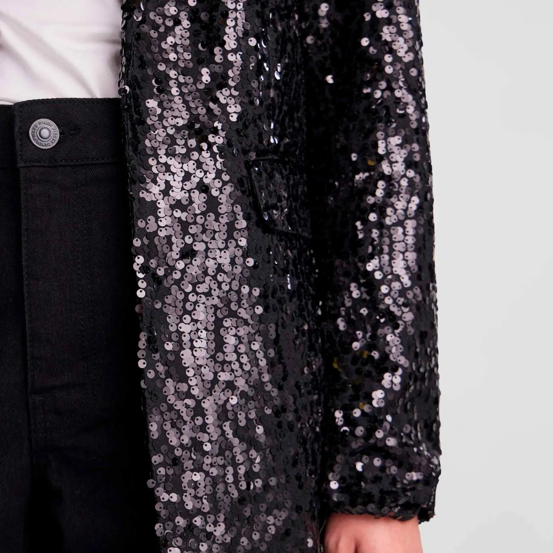 Pcbossy sequin blazer