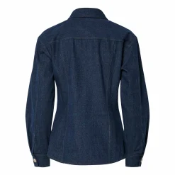 Pcfabia ls fitted denim shirt