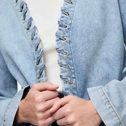 Pcfenda ls denim jacket