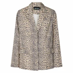 Pcfia ls loose denim blazer