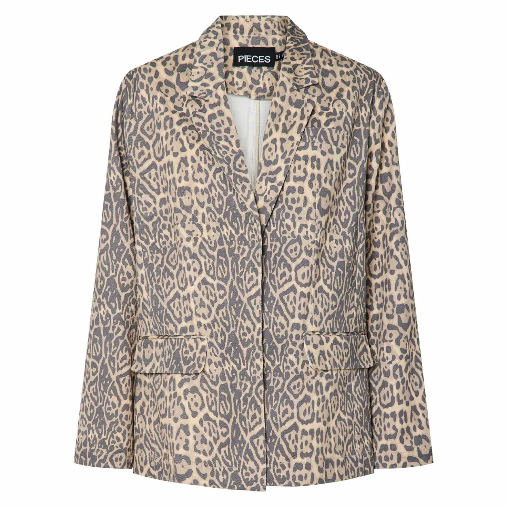 Pcfia ls loose denim blazer