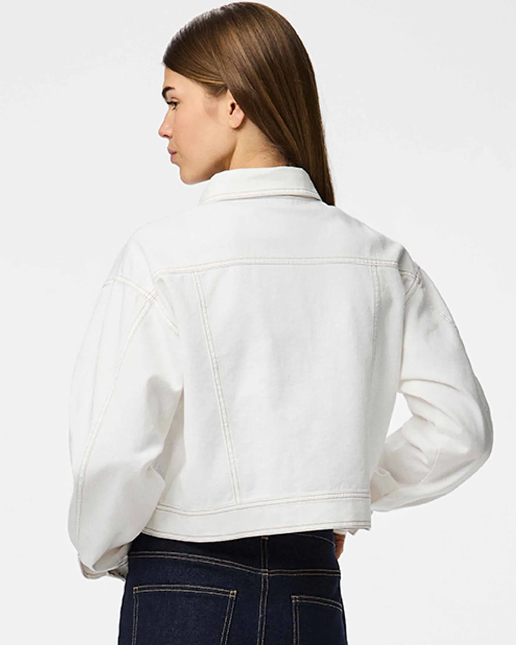 Pcfine ls denim jacket
