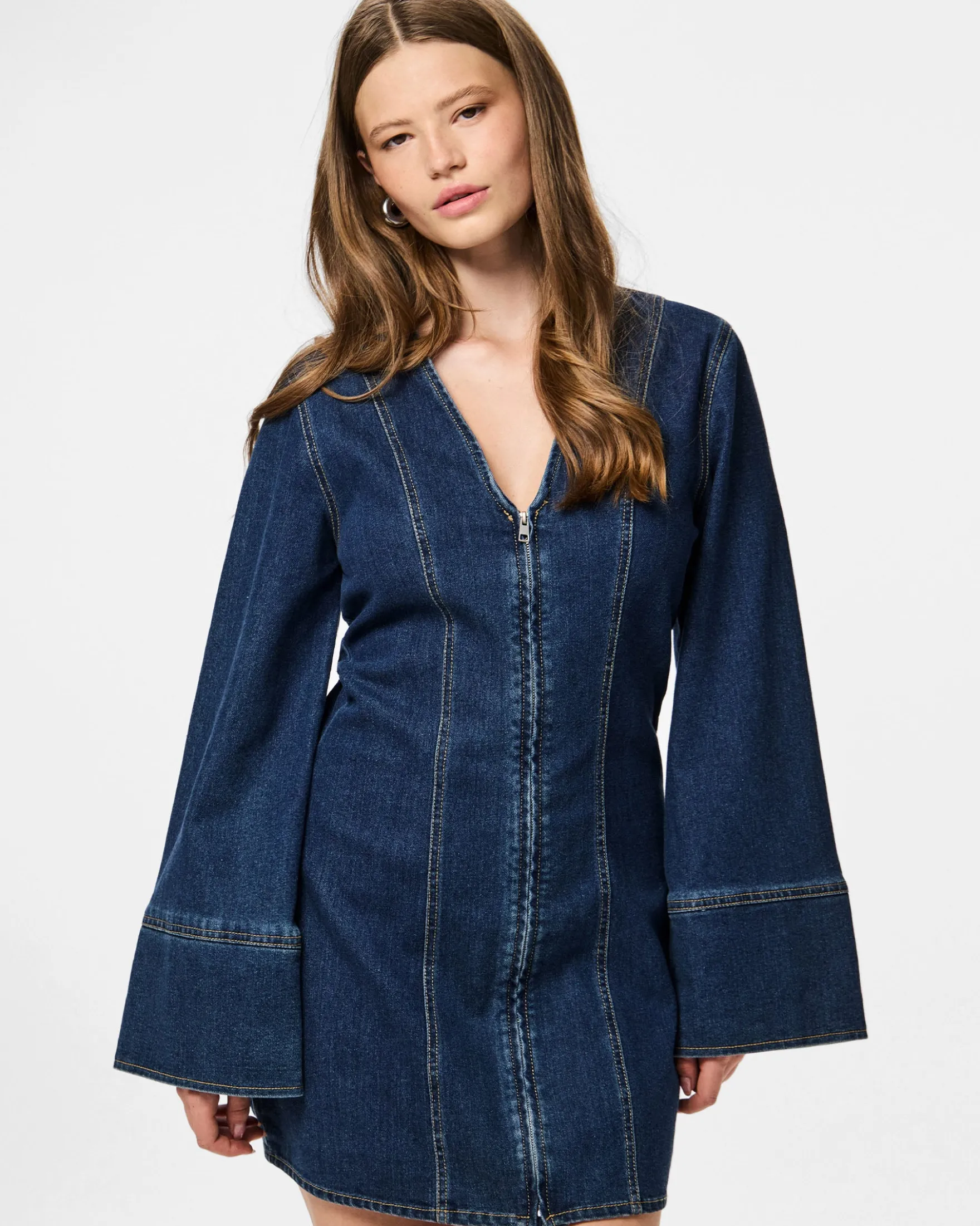 PCFLORA DENIM DRESS