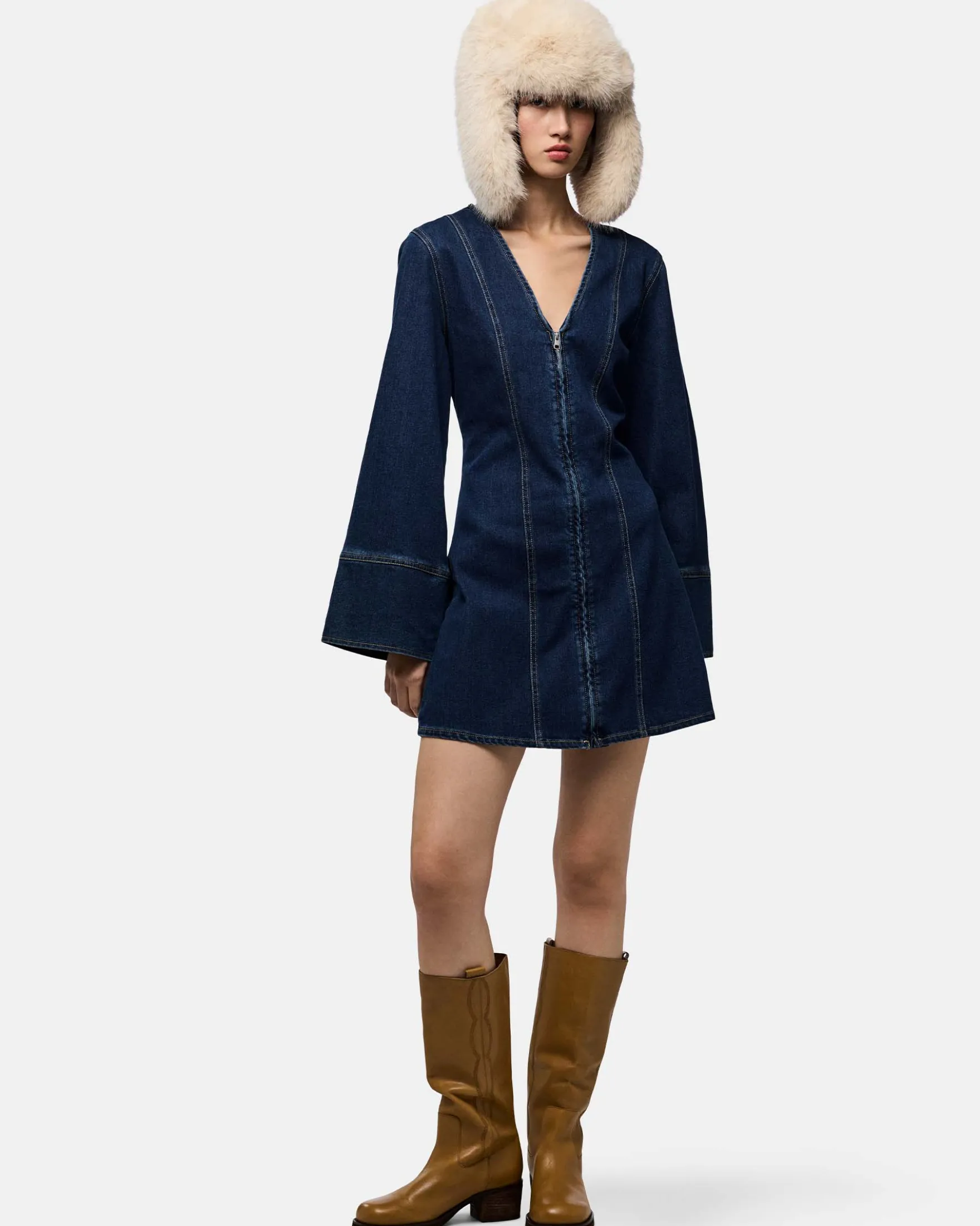 PCFLORA DENIM DRESS