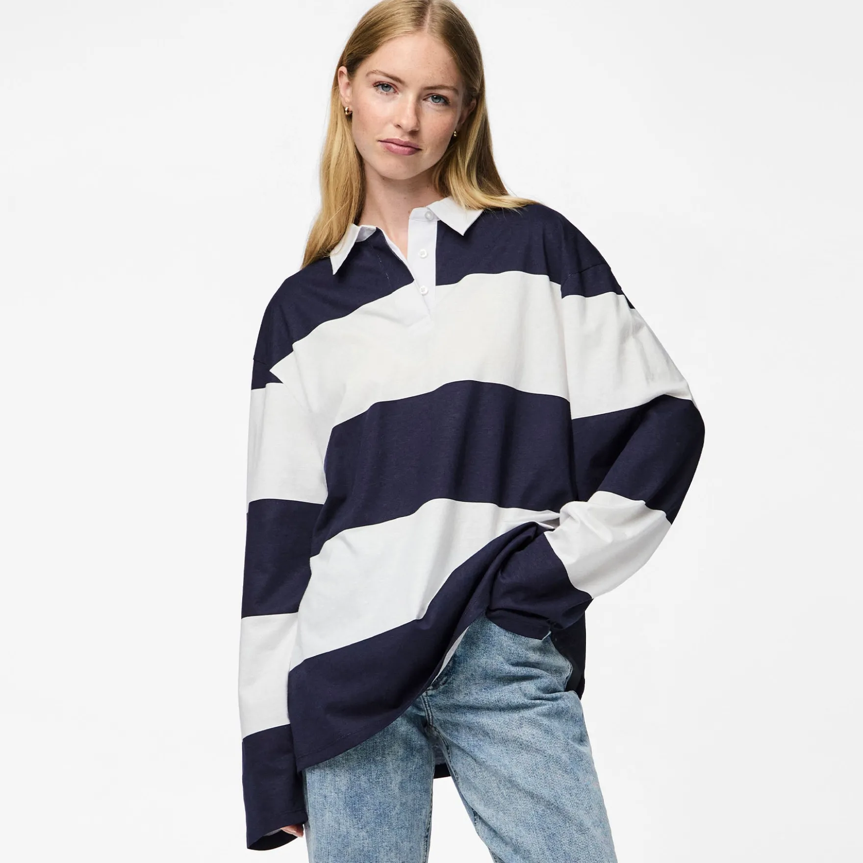 Pcfrida ls oversize polo