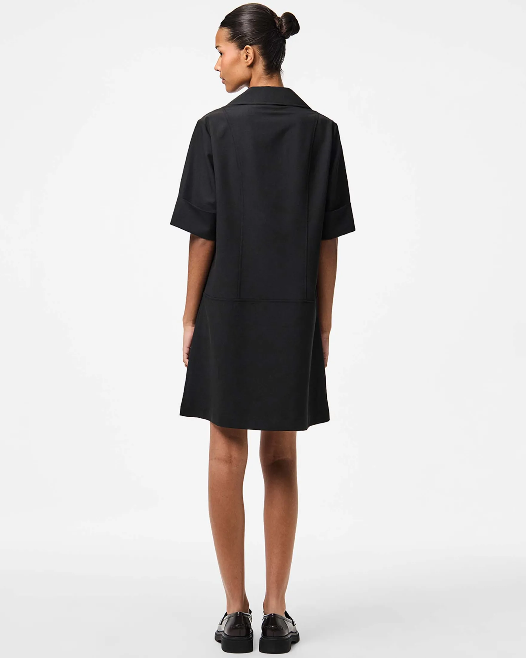 PCFRIDA SS V-NECK DRESS