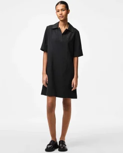 PCFRIDA SS V-NECK DRESS