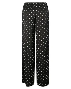 PCJYTTA STRAIGHT SATIN PANTS