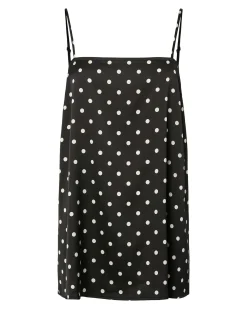 PCJYTTA STRAP SATIN TOP