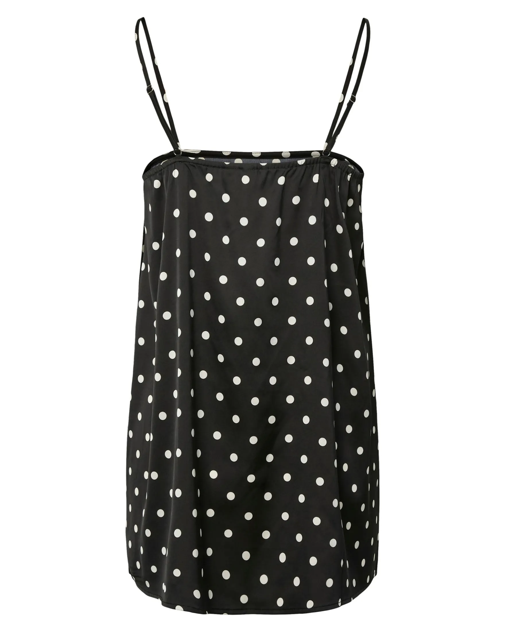 PCJYTTA STRAP SATIN TOP