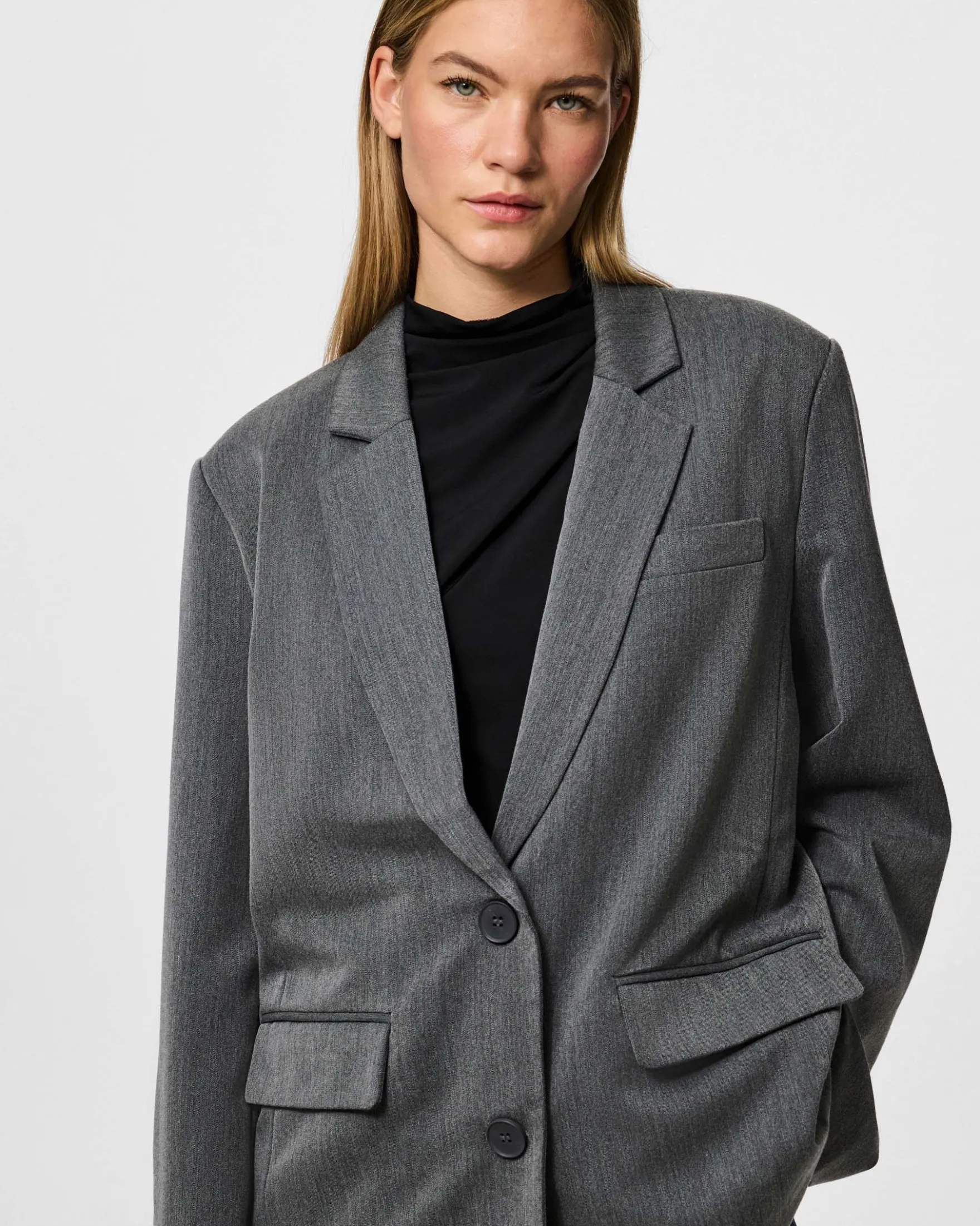 Pckamil ls loose blazer