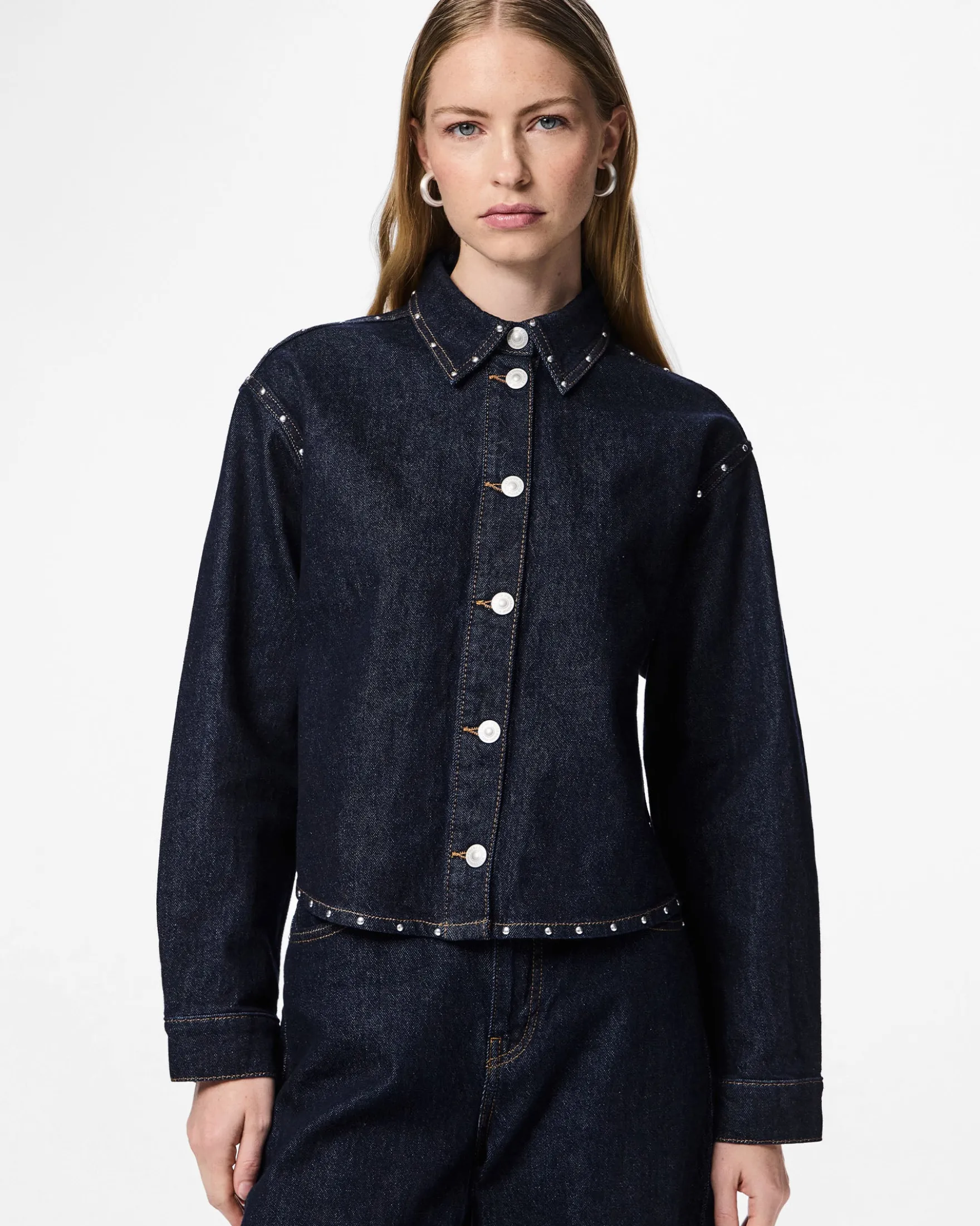 Pckarla denim shirt