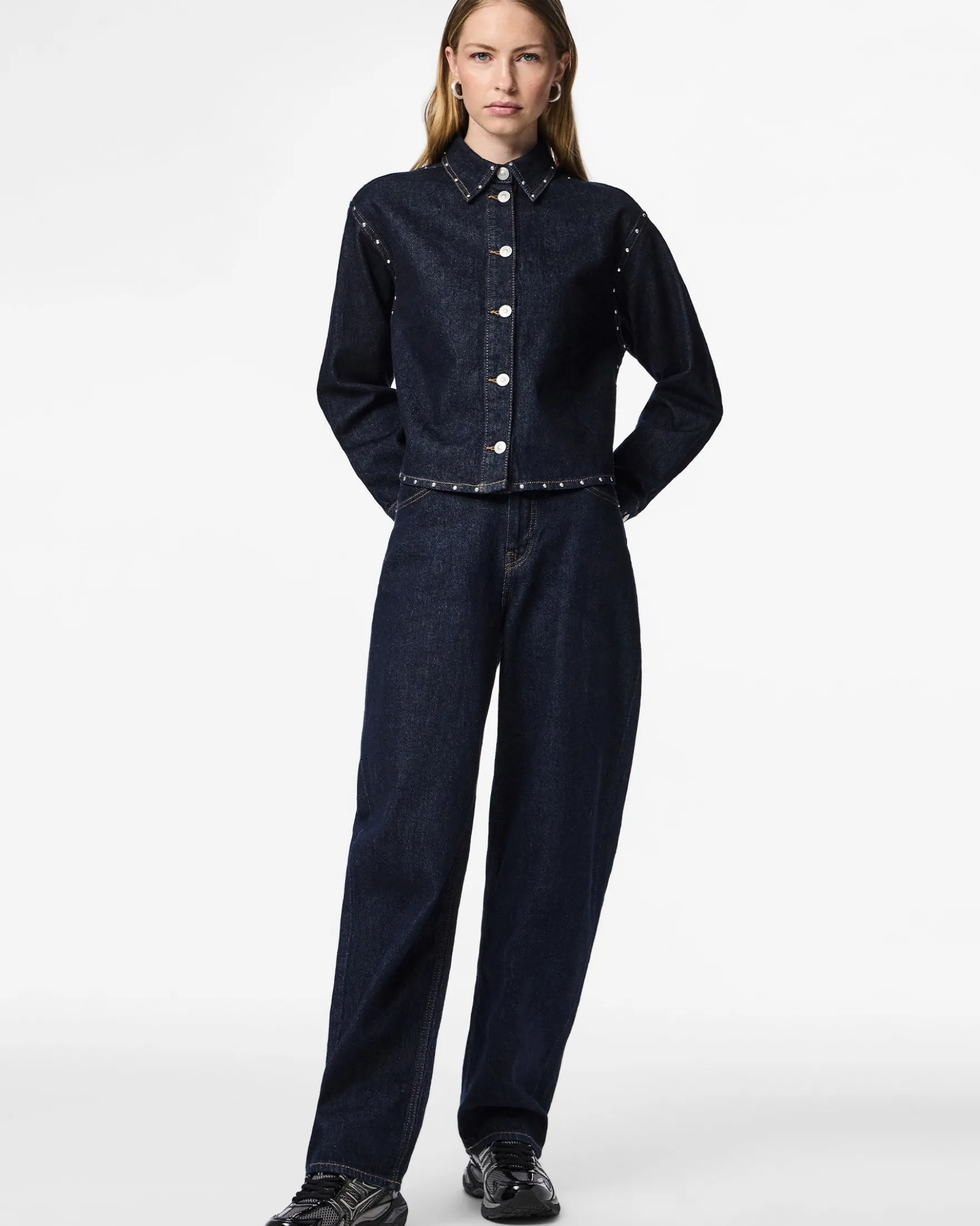 Pckarla denim shirt
